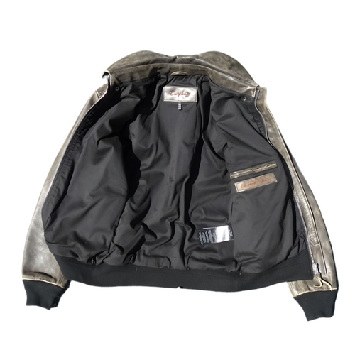 Green Vintage Leather Aviator IIII™ Pilot Jacket