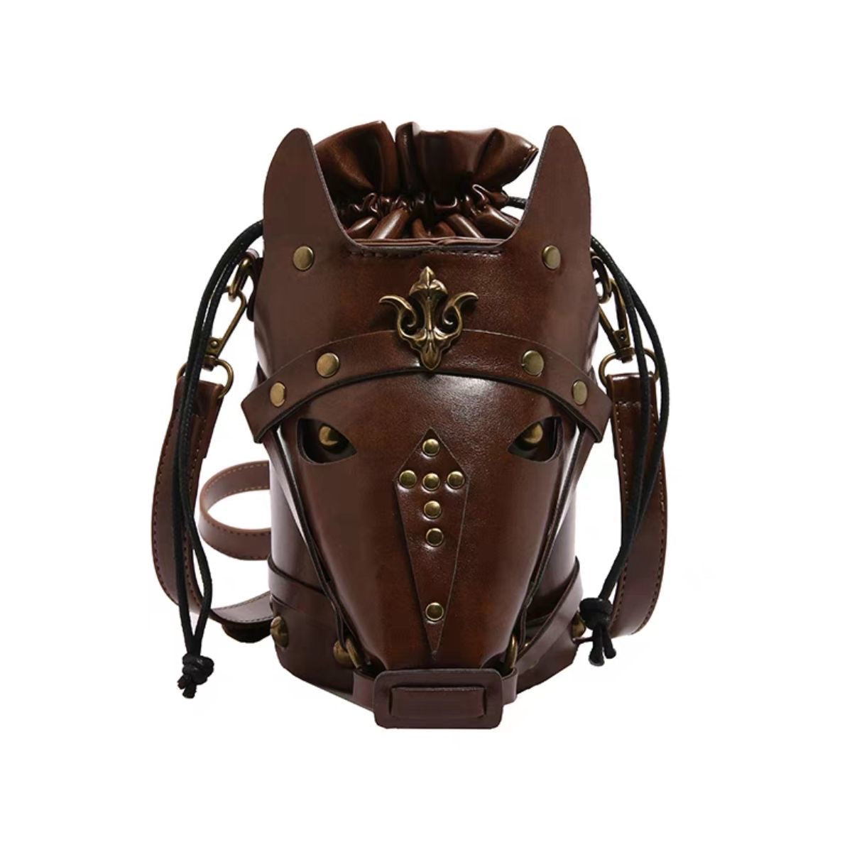 Angel Ark Israk Nightingale Bag | Horse Head Helmet Leather Bag