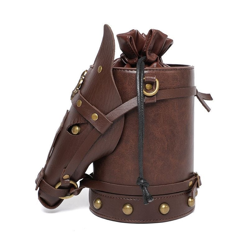 Angel Ark Israk Nightingale Bag | Horse Head Helmet Leather Bag