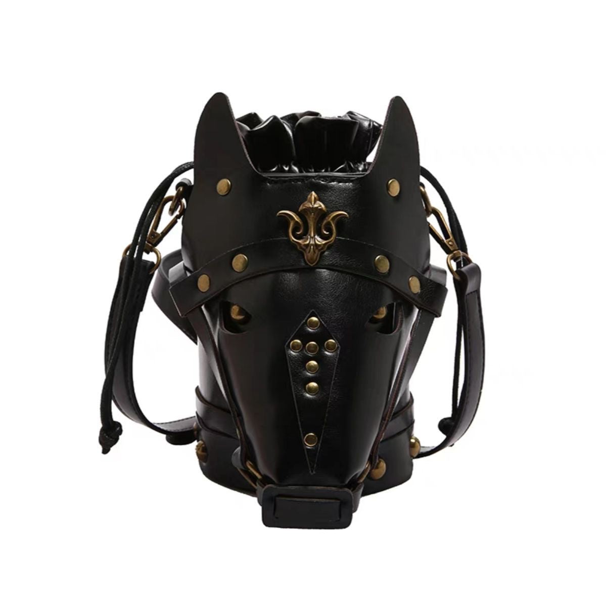 Angel Ark Israk Nightingale Bag | Horse Head Helmet Leather Bag