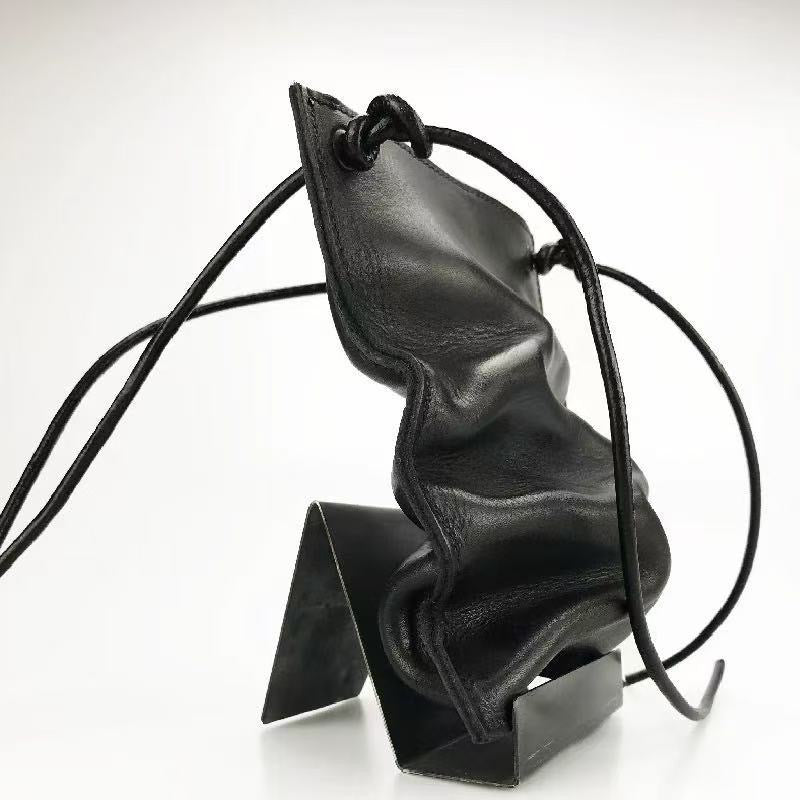 Monk’s key Leather Small Bag