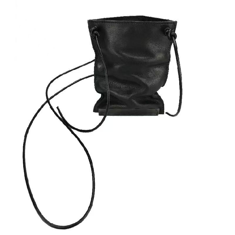 Monk’s key Leather Small Bag