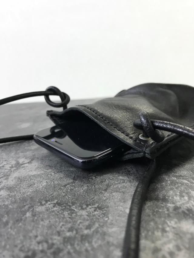 Monk’s key Leather Small Bag