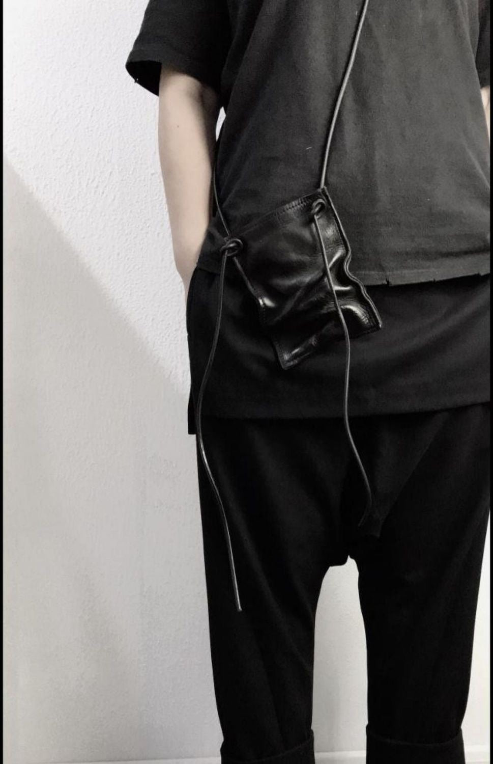 Monk’s key Leather Small Bag