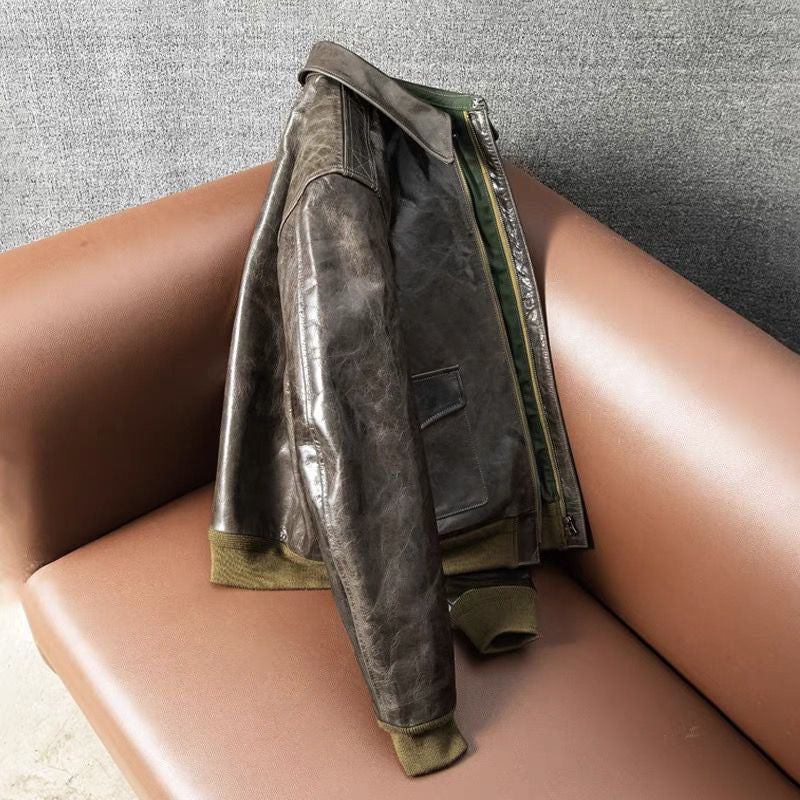 Leather Cowhide Jacket
