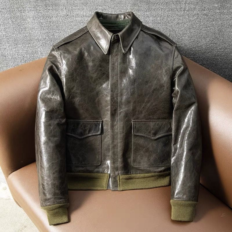 Leather Cowhide Jacket